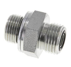 UN 11/16''-16 x G 3/8'' Verzinkt Stalen Borstnippel ORFS 630 Bar - Hydrauliek