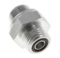 UN 11/16''-16 x G 3/8'' Verzinkt Stalen Borstnippel ORFS 630 Bar - Hydrauliek