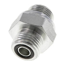 UN 11/16''-16 x G 3/8'' Verzinkt Stalen Borstnippel ORFS 630 Bar - Hydrauliek