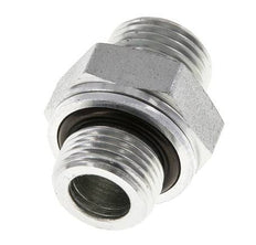 UN 11/16''-16 x G 3/8'' Verzinkt Stalen Borstnippel ORFS 630 Bar - Hydrauliek