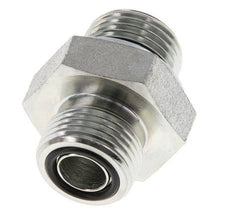 UN 13/16''-16 x G 1/2'' Verzinkt Stalen Borstnippel ORFS 630 Bar - Hydrauliek