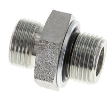 UN 13/16''-16 x G 1/2'' Verzinkt Stalen Borstnippel ORFS 630 Bar - Hydrauliek