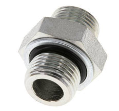 UN 13/16''-16 x G 1/2'' Verzinkt Stalen Borstnippel ORFS 630 Bar - Hydrauliek
