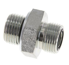 UN 13/16''-16 x G 1/2'' Verzinkt Stalen Borstnippel ORFS 630 Bar - Hydrauliek