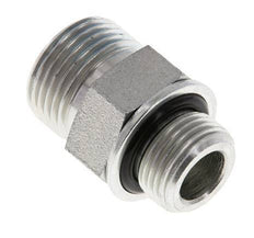 UN 13/16''-16 x G 3/8'' Verzinkt Stalen Borstnippel ORFS 630 Bar - Hydrauliek