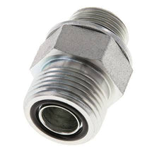 UN 13/16''-16 x G 3/8'' Verzinkt Stalen Borstnippel ORFS 630 Bar - Hydrauliek