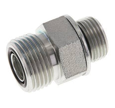 UN 13/16''-16 x G 3/8'' Verzinkt Stalen Borstnippel ORFS 630 Bar - Hydrauliek