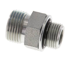 UN 13/16''-16 x G 3/8'' Verzinkt Stalen Borstnippel ORFS 630 Bar - Hydrauliek