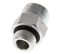 UN 13/16''-16 x G 3/8'' Verzinkt Stalen Borstnippel ORFS 630 Bar - Hydrauliek