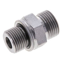 UN 13/16''-16 x M18x1.5 Verzinkt Stalen Borstnippel ORFS 630 Bar - Hydrauliek