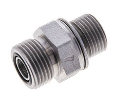 UN 13/16''-16 x M18x1.5 Verzinkt Stalen Borstnippel ORFS 630 Bar - Hydrauliek