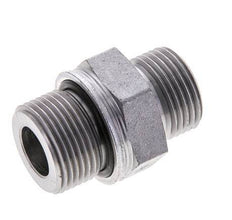 UN 13/16''-16 x M22x1.5 Verzinkt Stalen Borstnippel ORFS 630 Bar - Hydrauliek