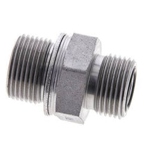 UN 13/16''-16 x M22x1.5 Verzinkt Stalen Borstnippel ORFS 630 Bar - Hydrauliek