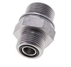 UN 13/16''-16 x M22x1.5 Verzinkt Stalen Borstnippel ORFS 630 Bar - Hydrauliek