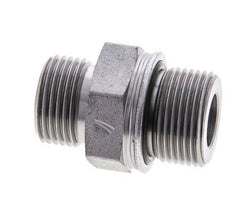 UN 13/16''-16 x M22x1.5 Verzinkt Stalen Borstnippel ORFS 630 Bar - Hydrauliek