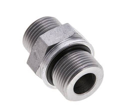 UN 13/16''-16 x M22x1.5 Verzinkt Stalen Borstnippel ORFS 630 Bar - Hydrauliek