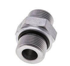 UN 13/16''-16 x M22x1.5 Verzinkt Stalen Borstnippel ORFS 630 Bar - Hydrauliek