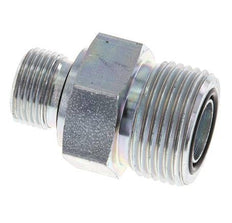 UNS 1''-14 x G 3/8'' Verzinkt Stalen Borstnippel ORFS 400 Bar - Hydrauliek