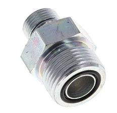 UNS 1''-14 x G 3/8'' Verzinkt Stalen Borstnippel ORFS 400 Bar - Hydrauliek