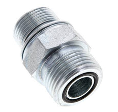 UNS 1''-14 x M22x1.5 Verzinkt Stalen Borstnippel ORFS 400 Bar - Hydrauliek