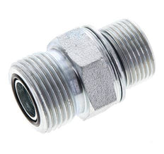 UNS 1''-14 x M22x1.5 Verzinkt Stalen Borstnippel ORFS 400 Bar - Hydrauliek