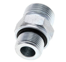 UNS 1''-14 x M22x1.5 Verzinkt Stalen Borstnippel ORFS 400 Bar - Hydrauliek