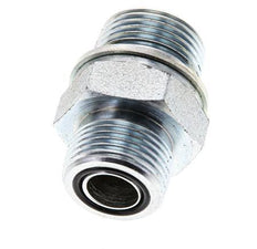 UNS 1''-14 x M27x2 Verzinkt Stalen Borstnippel ORFS 400 Bar - Hydrauliek