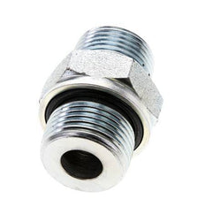 UNS 1''-14 x M27x2 Verzinkt Stalen Borstnippel ORFS 400 Bar - Hydrauliek