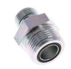 UN 1-3/16''-12 x G 1/2'' Verzinkt Stalen Borstnippel ORFS 400 Bar - Hydrauliek