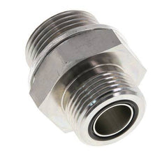 UN 1-3/16''-12 x G 1'' Verzinkt Stalen Borstnippel ORFS 400 Bar - Hydrauliek