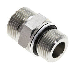 UN 1-3/16''-12 x M27x2 Verzinkt Stalen Borstnippel ORFS 400 Bar - Hydrauliek