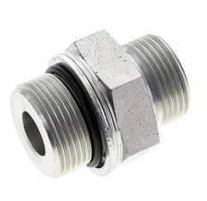 UN 1-3/16''-12 x M33x2 Verzinkt Stalen Borstnippel ORFS 400 Bar - Hydrauliek