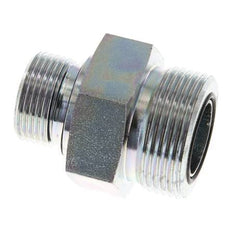 UN 1-7/16''-12 x G 3/4'' Verzinkt Stalen Borstnippel ORFS 400 Bar - Hydrauliek