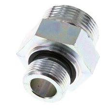 UN 1-7/16''-12 x G 3/4'' Verzinkt Stalen Borstnippel ORFS 400 Bar - Hydrauliek