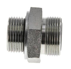 UN 1-7/16''-12 x G 1'' Verzinkt Stalen Borstnippel ORFS 400 Bar - Hydrauliek
