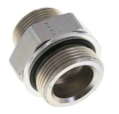 UN 1-7/16''-12 x G 1 1/4'' Verzinkt Stalen Borstnippel ORFS 250 Bar - Hydrauliek