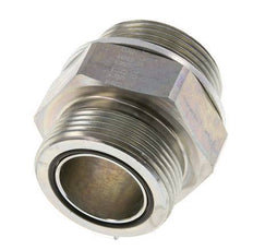 UN 1-11/16''-12 x G 1 1/4'' Verzinkt Stalen Borstnippel ORFS 250 Bar - Hydrauliek