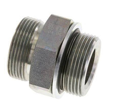 UN 1-11/16''-12 x G 1 1/4'' Verzinkt Stalen Borstnippel ORFS 250 Bar - Hydrauliek