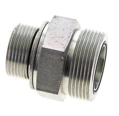 UN 1-11/16''-12 x M33x2 Verzinkt Stalen Borstnippel ORFS 250 Bar - Hydrauliek