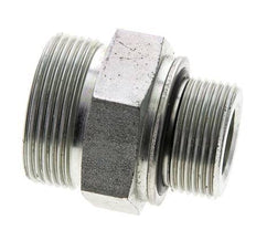 UN 1-11/16''-12 x M33x2 Verzinkt Stalen Borstnippel ORFS 250 Bar - Hydrauliek