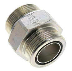 UN 1-11/16''-12 x M42x2 Verzinkt Stalen Borstnippel ORFS 250 Bar - Hydrauliek