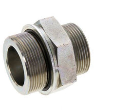 UN 1-11/16''-12 x M48x2 Verzinkt Stalen Borstnippel ORFS 250 Bar - Hydrauliek