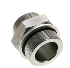 UN 1-11/16''-12 x M48x2 Verzinkt Stalen Borstnippel ORFS 250 Bar - Hydrauliek