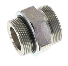 UN 2''-12 x G 1 1/2'' Verzinkt Stalen Borstnippel ORFS 250 Bar - Hydrauliek