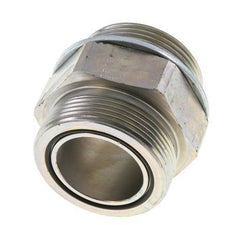UN 2''-12 x G 1 1/2'' Verzinkt Stalen Borstnippel ORFS 250 Bar - Hydrauliek