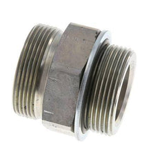 UN 2''-12 x G 1 1/2'' Verzinkt Stalen Borstnippel ORFS 250 Bar - Hydrauliek