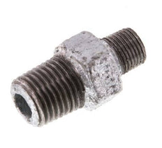 R 1/4'' x R 1/8'' Verzinkt Gietijzeren Borstnippel 25 Bar