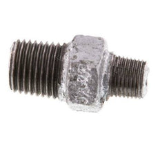R 1/4'' x R 1/8'' Verzinkt Gietijzeren Borstnippel 25 Bar