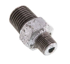 R 1/4'' x R 1/8'' Verzinkt Gietijzeren Borstnippel 25 Bar