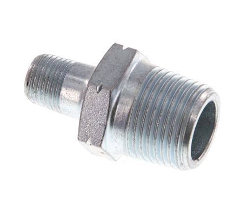 R 3/8'' x R 1/8'' Verzinkt Gietijzeren Borstnippel 25 Bar